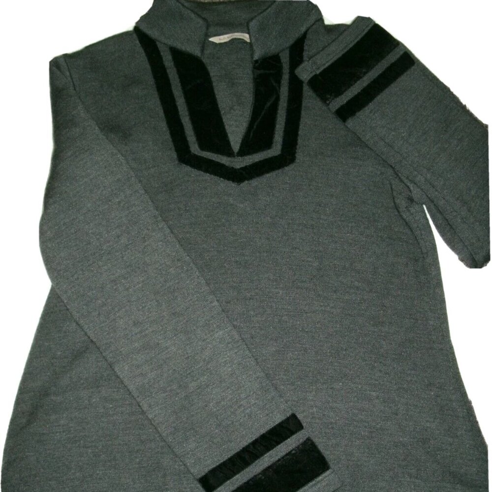 Soft Surroundings Sweater Runway Pullover Small Petite Velvet Acrylic Wool